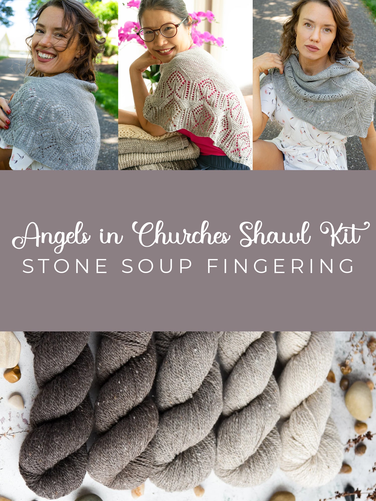 Angels in Churches Shawl Kit