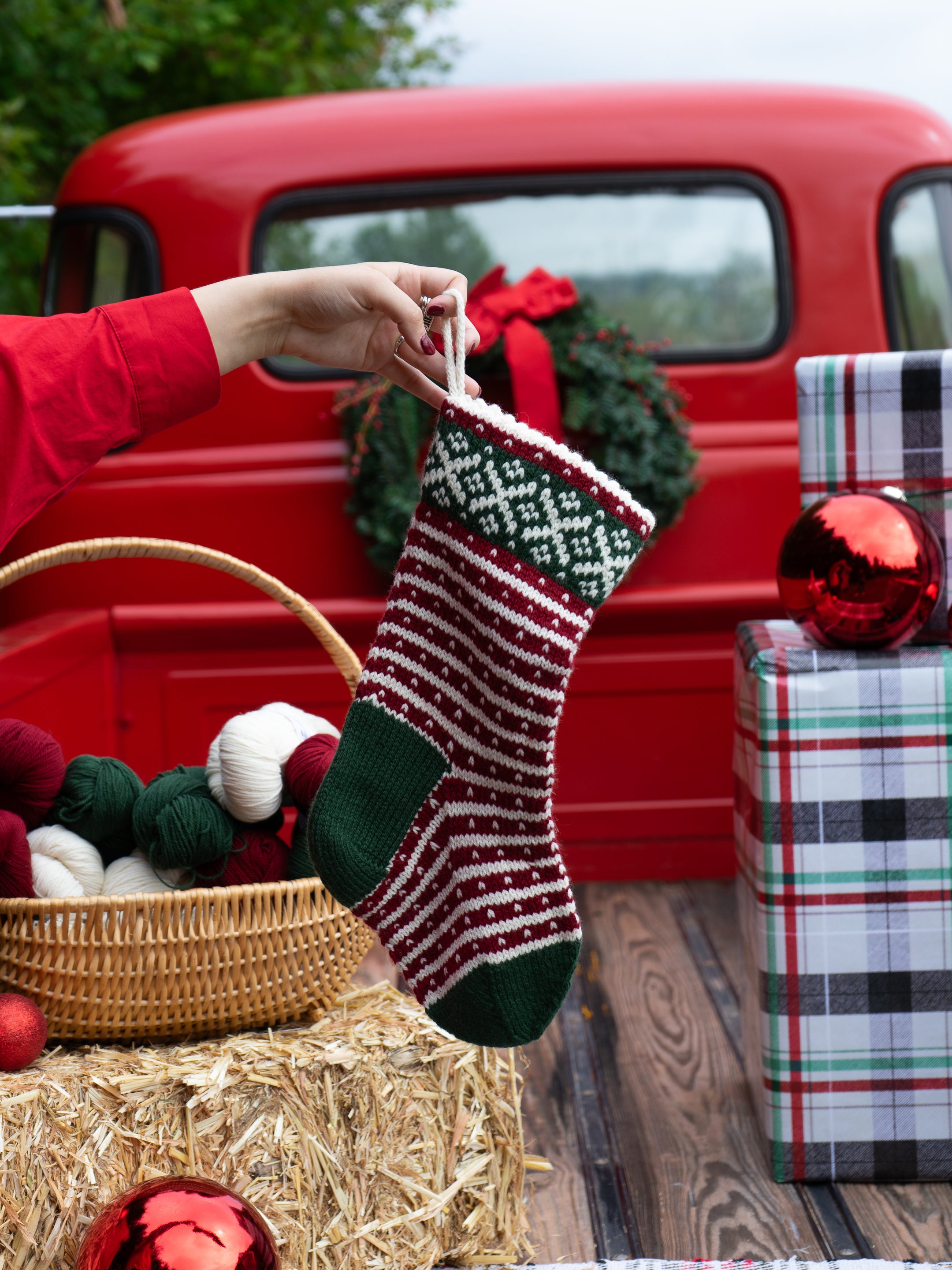 Cold Winter's Night Stocking by Mary O'Shea