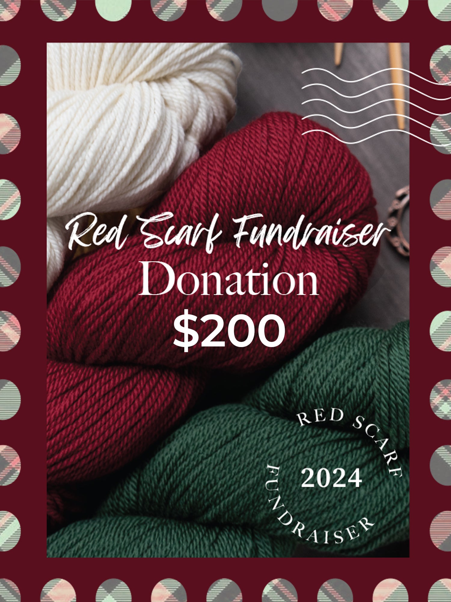 Red Scarf Fund Donation Cards