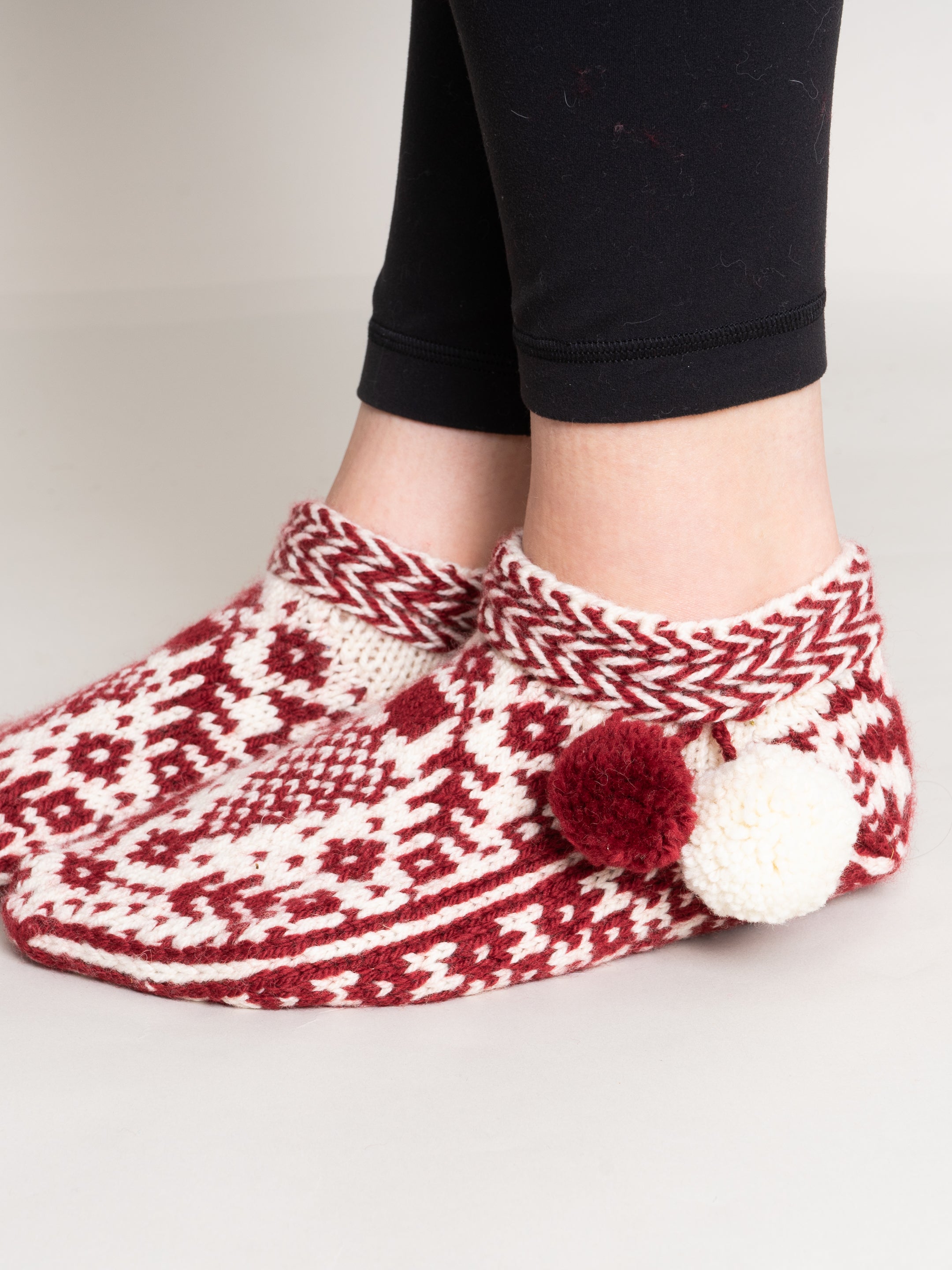 Glad Tidings Slippers by Caitlin Shepherd