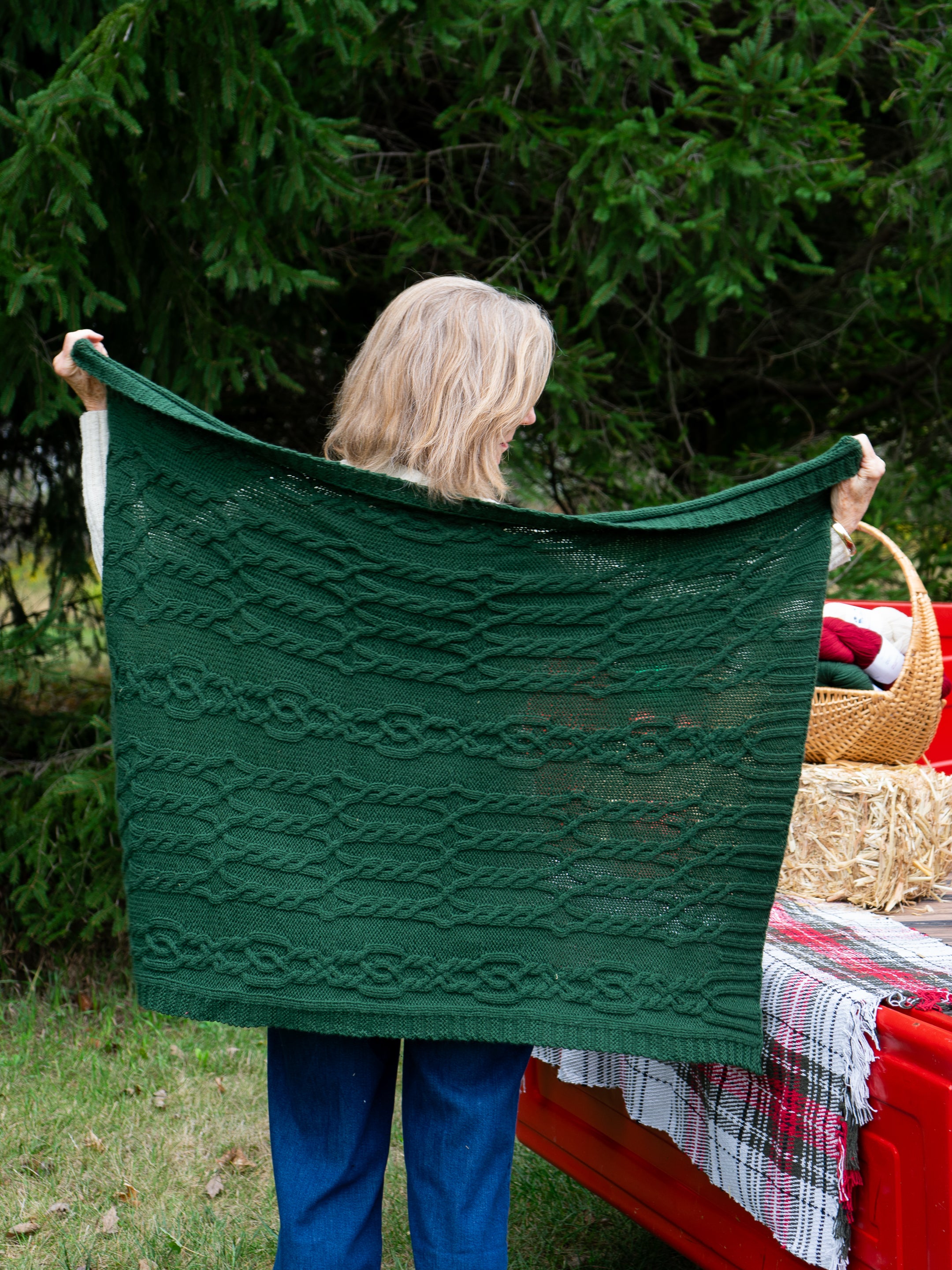 In the Tall Pines Wrap or Blanket