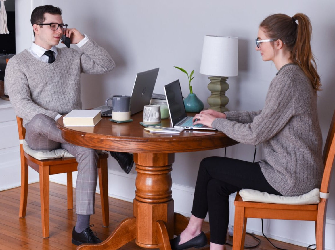 Her Home Office Pullover