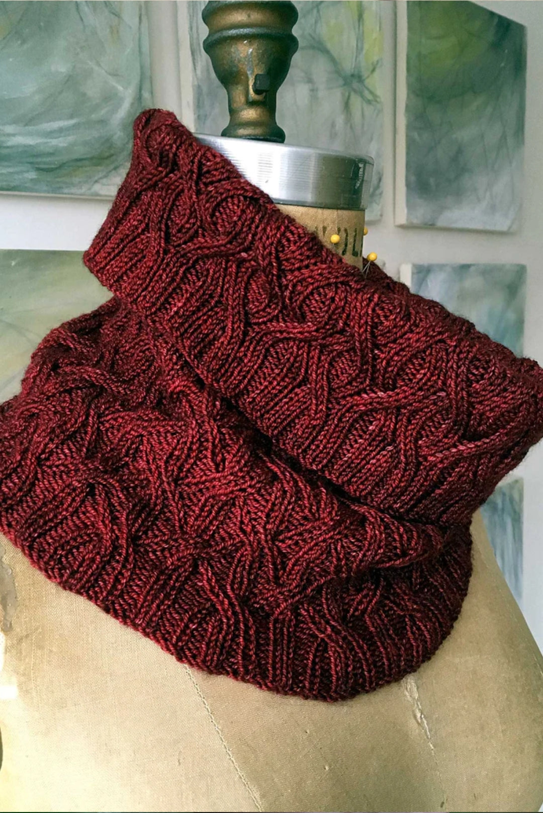 Shared Rib Scarf or Cowl