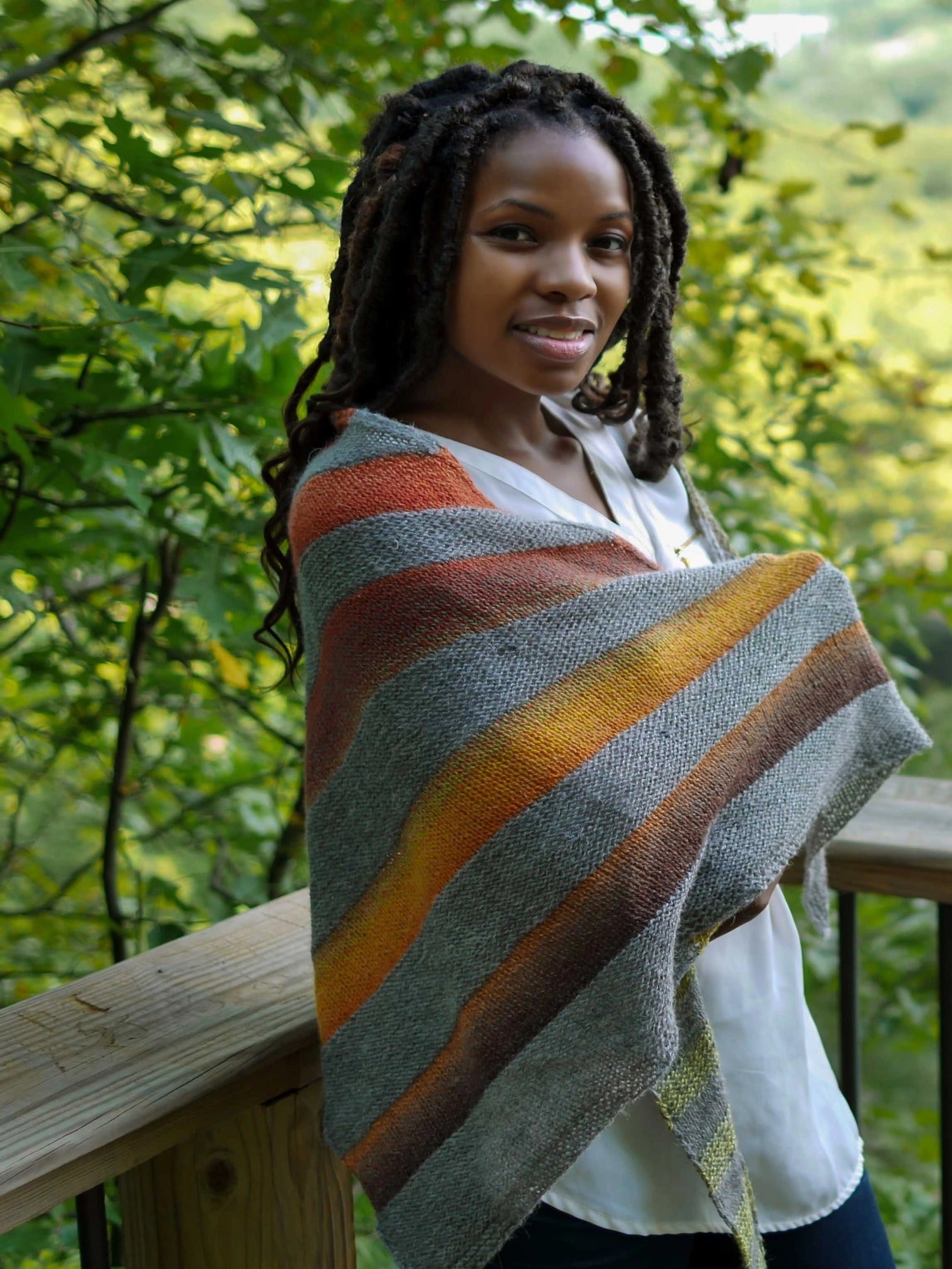 Fall Between the Branches Shawl