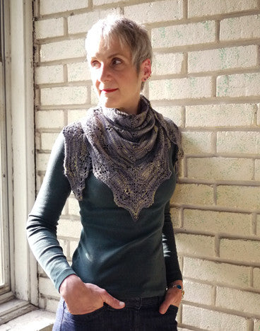 Luciole Triangle Shawl