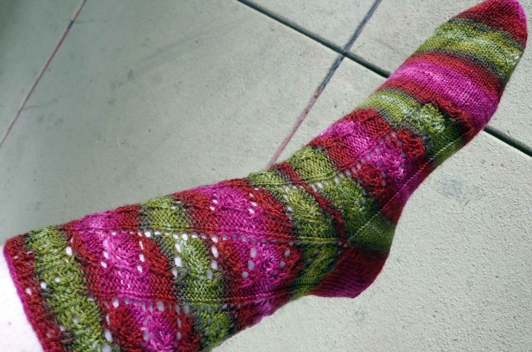 Merlot Vine Sock