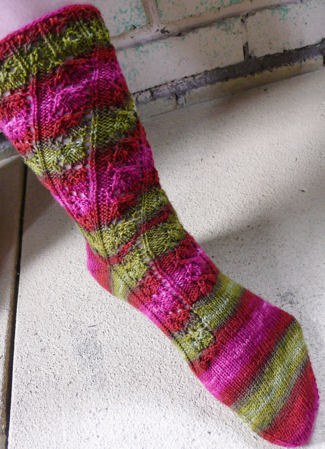 Merlot Vine Sock