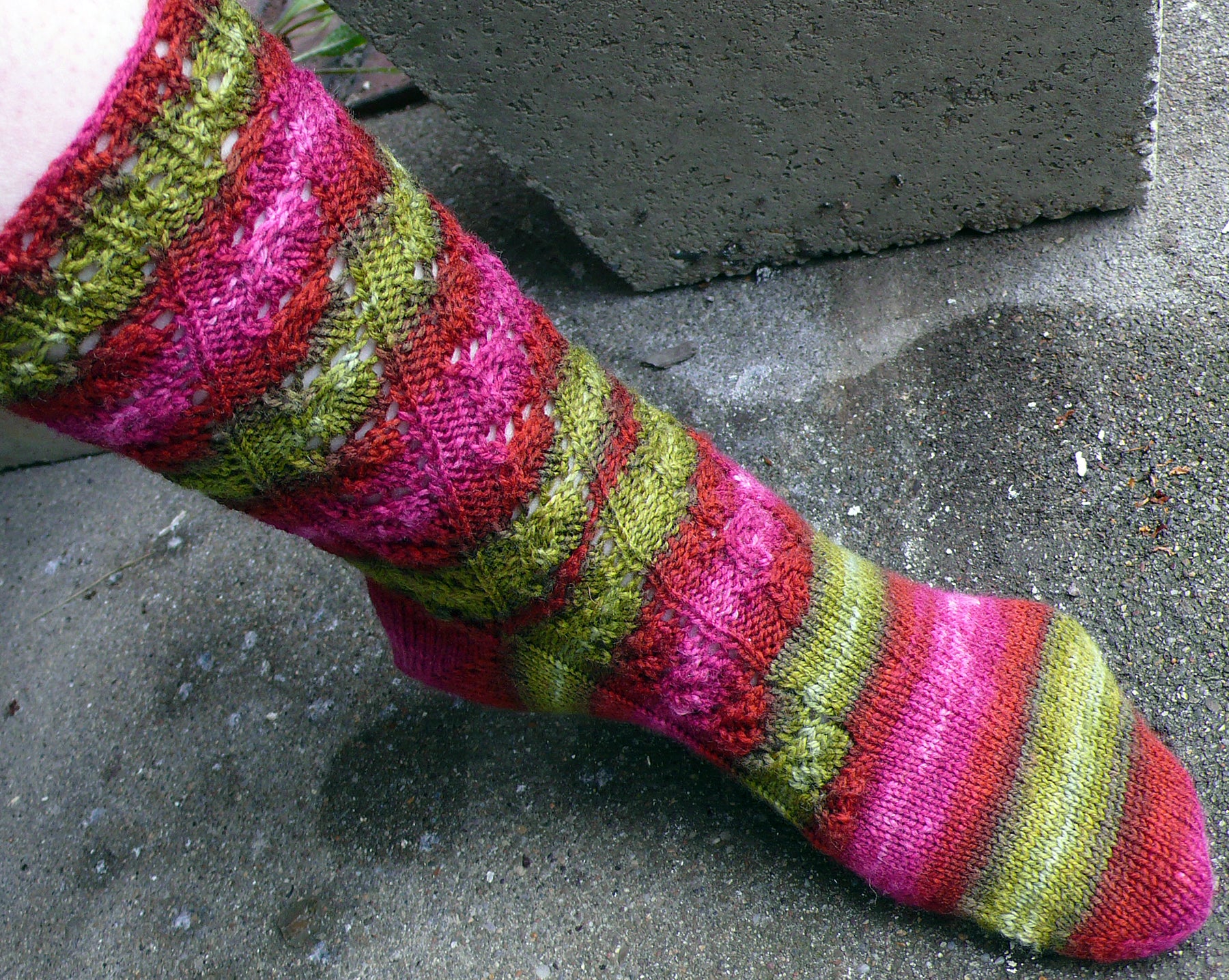 Merlot Vine Sock