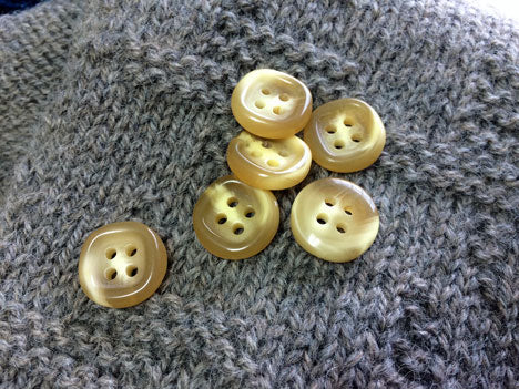 Yellow Bone Buttons