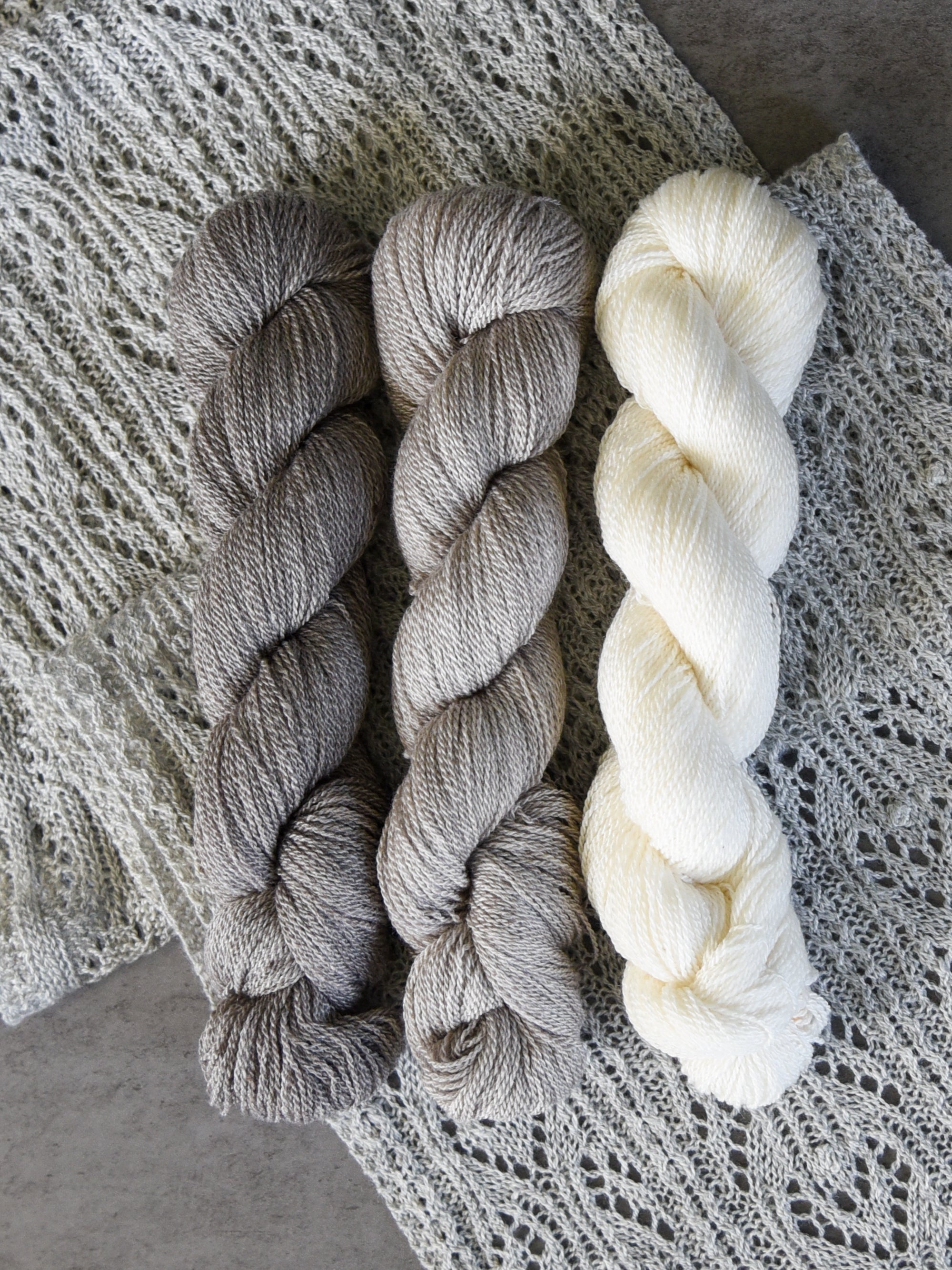 Modern Deco Lace <br><small>targhee & tencel</small>