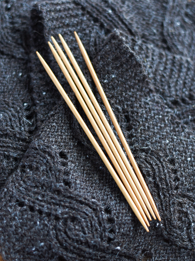 Chiaogoo 6" Bamboo Double Point Needles