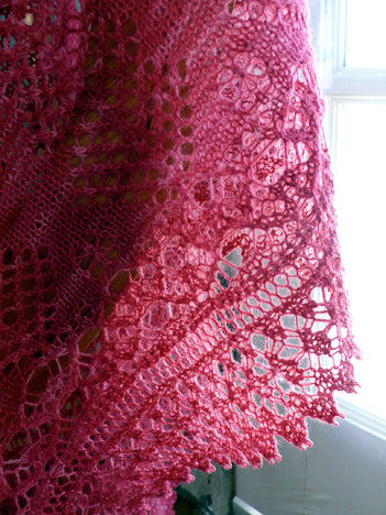 Whispering Pines Triangle Shawl