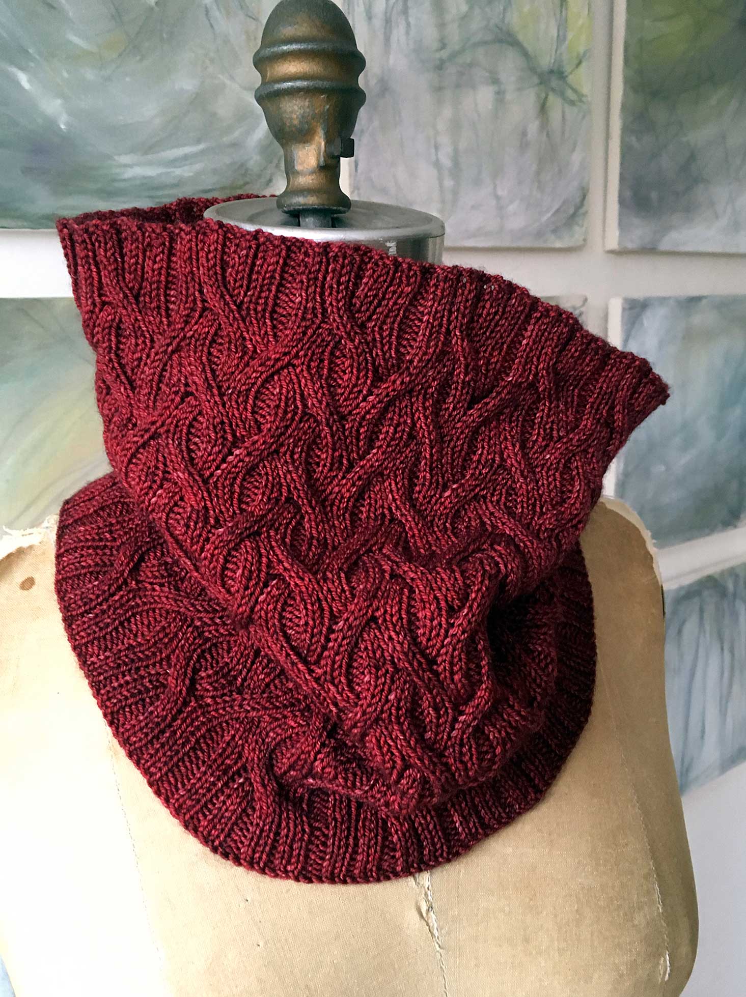 Shared Rib Scarf or Cowl