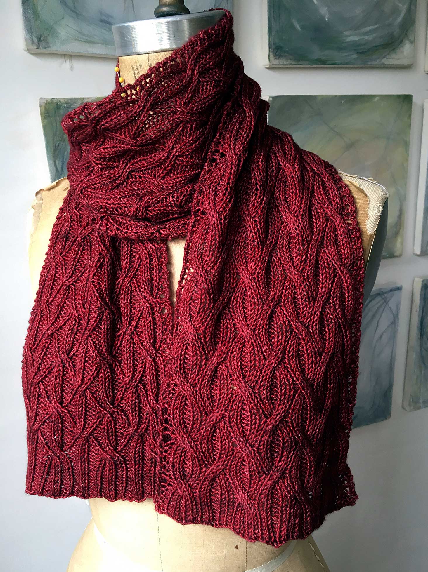 Shared Rib Scarf or Cowl