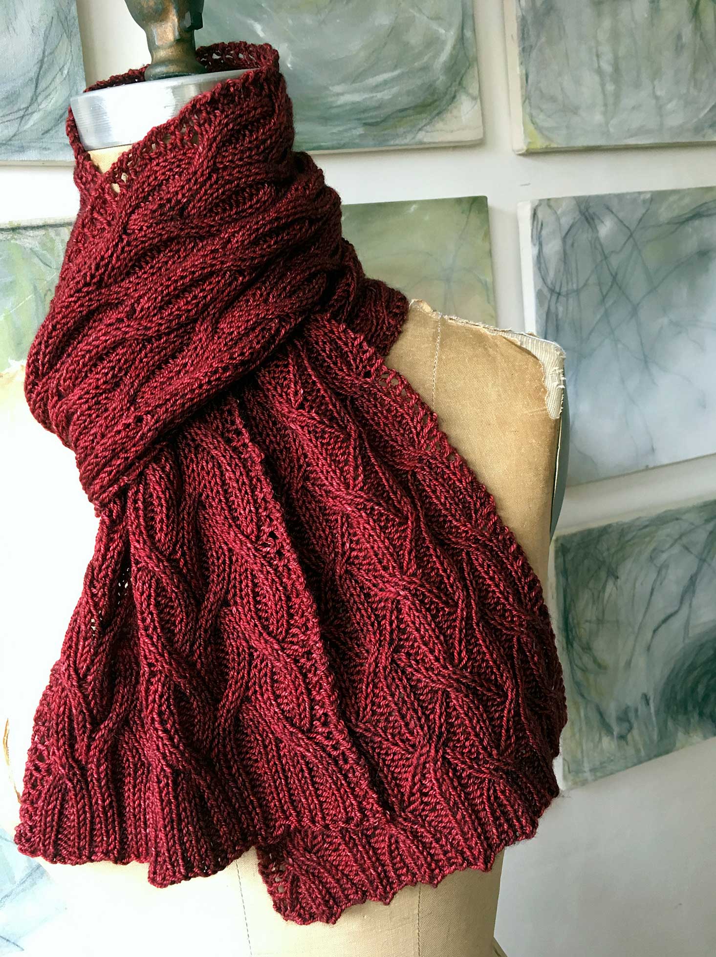 Shared Rib Scarf or Cowl