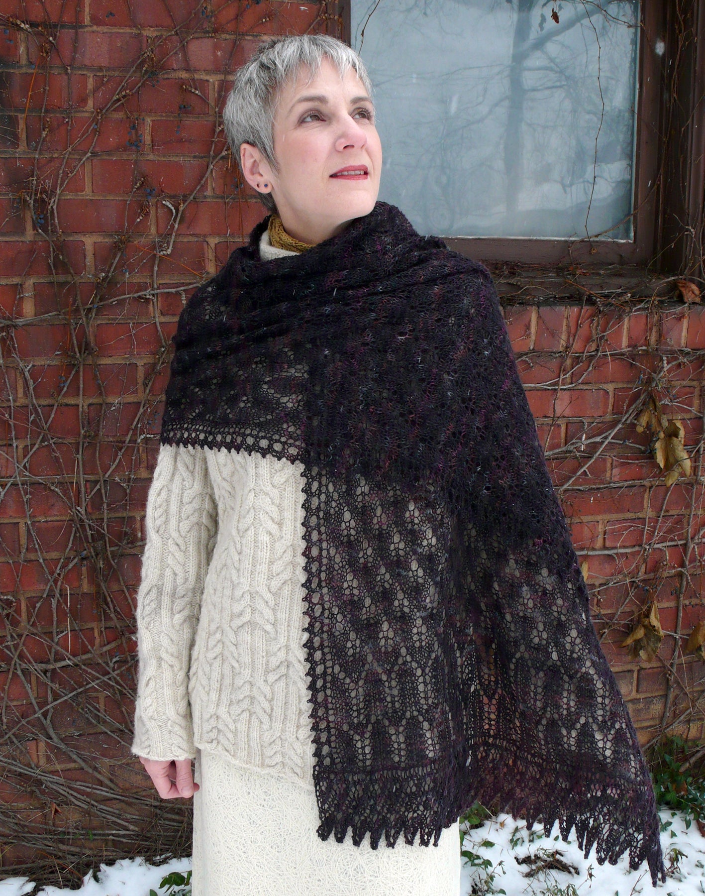 Simurgh Lace Stole