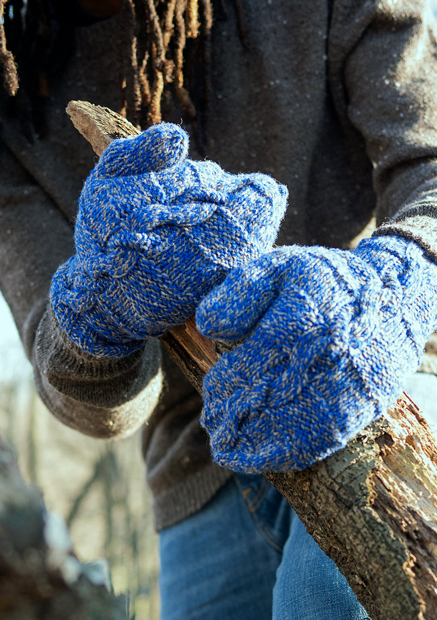 Twisted Rock Mittens