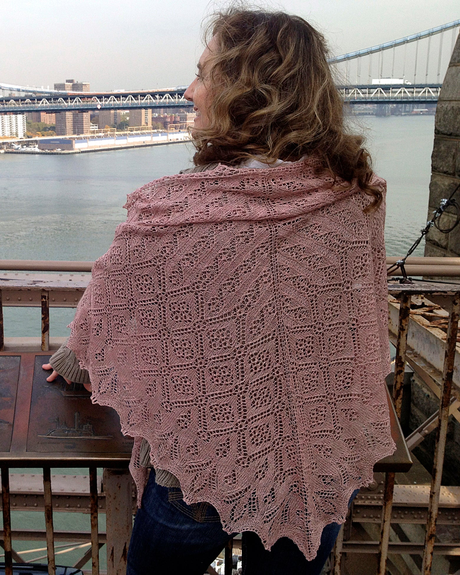 Wasp and Rose Lace Shawl